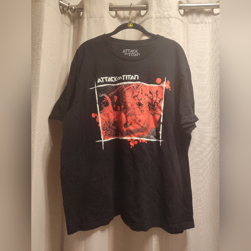 Attack On Titan T Shirt -100% Cotton Black ~ Size XX Large